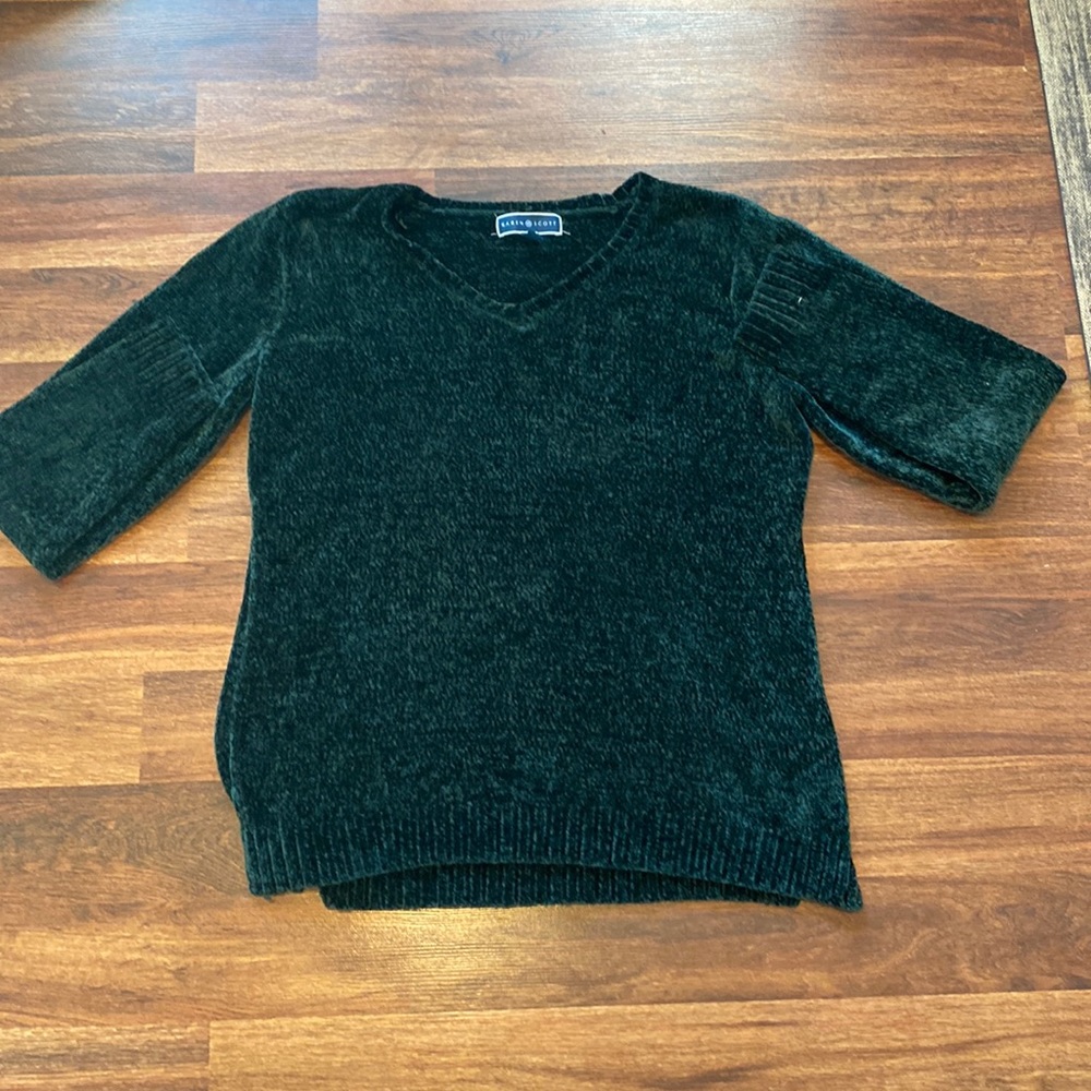 Karen scott green sweater
